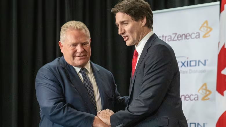 Ford, Trudeau sign $3.1B health-care funding deal that will see Ontario hire more health workers